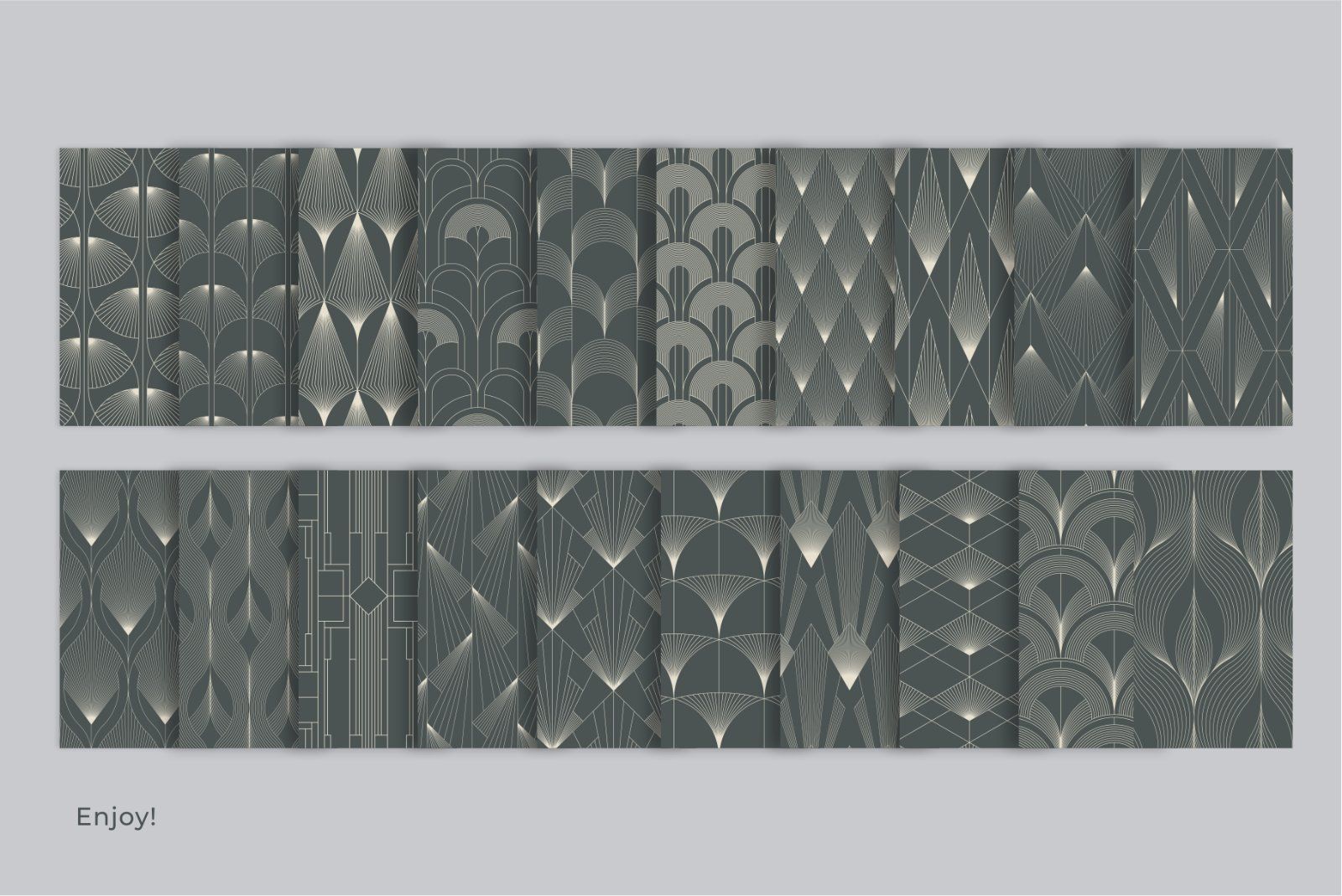 Thin Lines Art Deco Patterns 2 — image 6