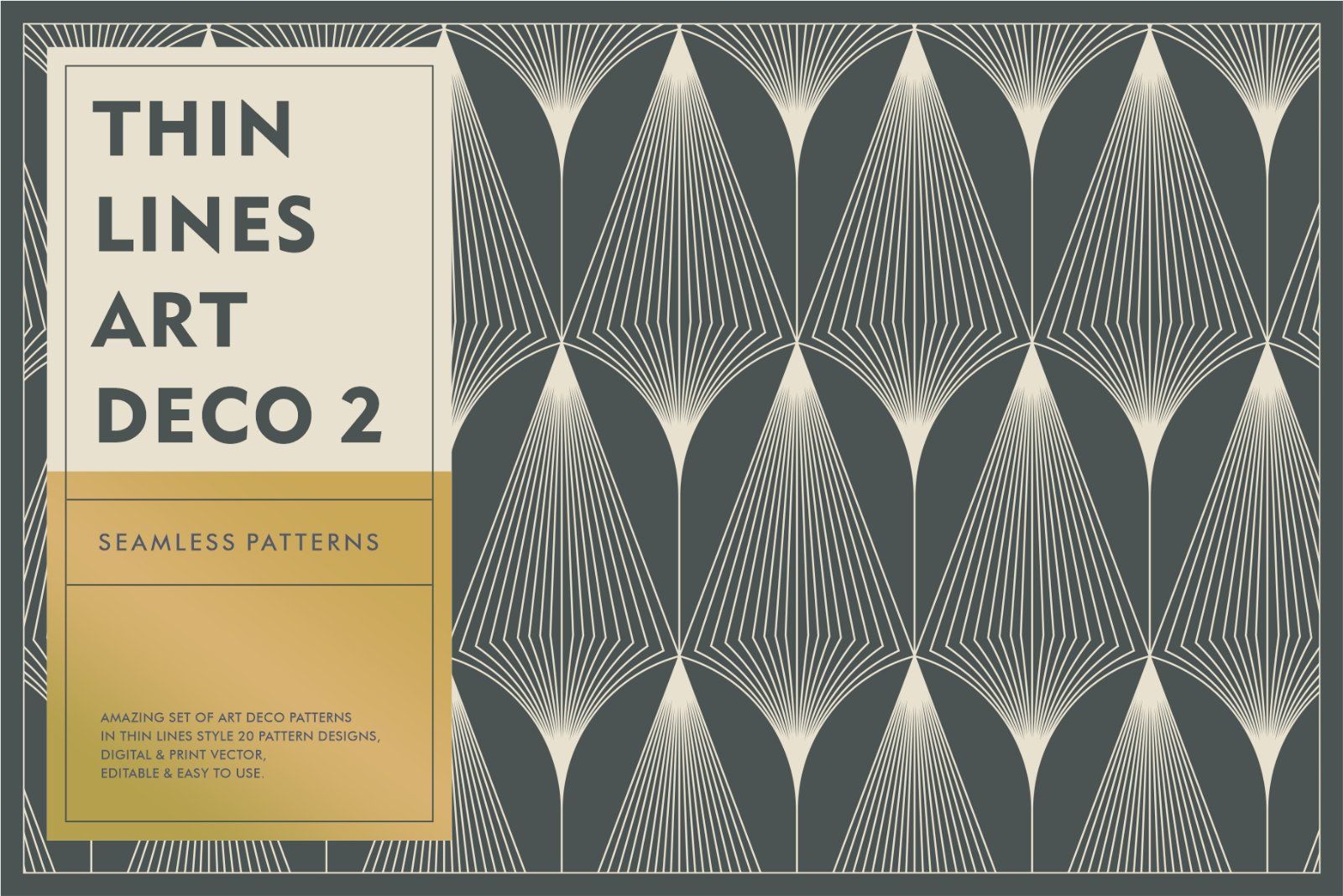 Thin Lines Art Deco Patterns 2 — image 1