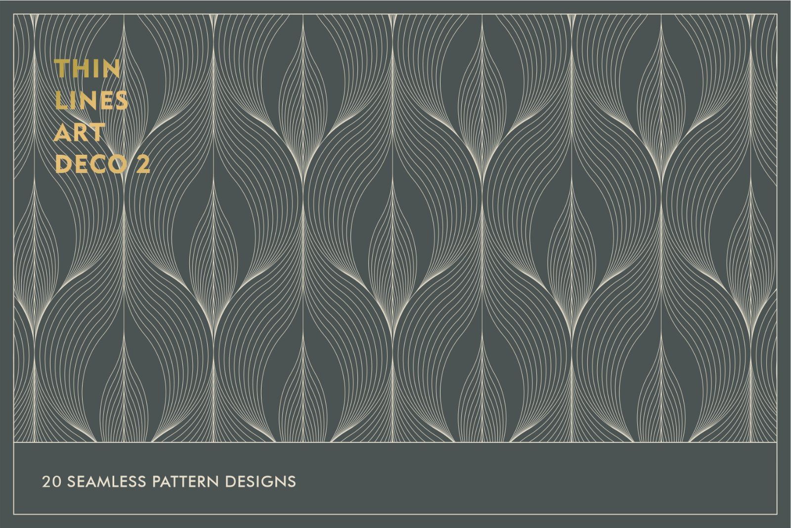 Thin Lines Art Deco Patterns 2 — image 2