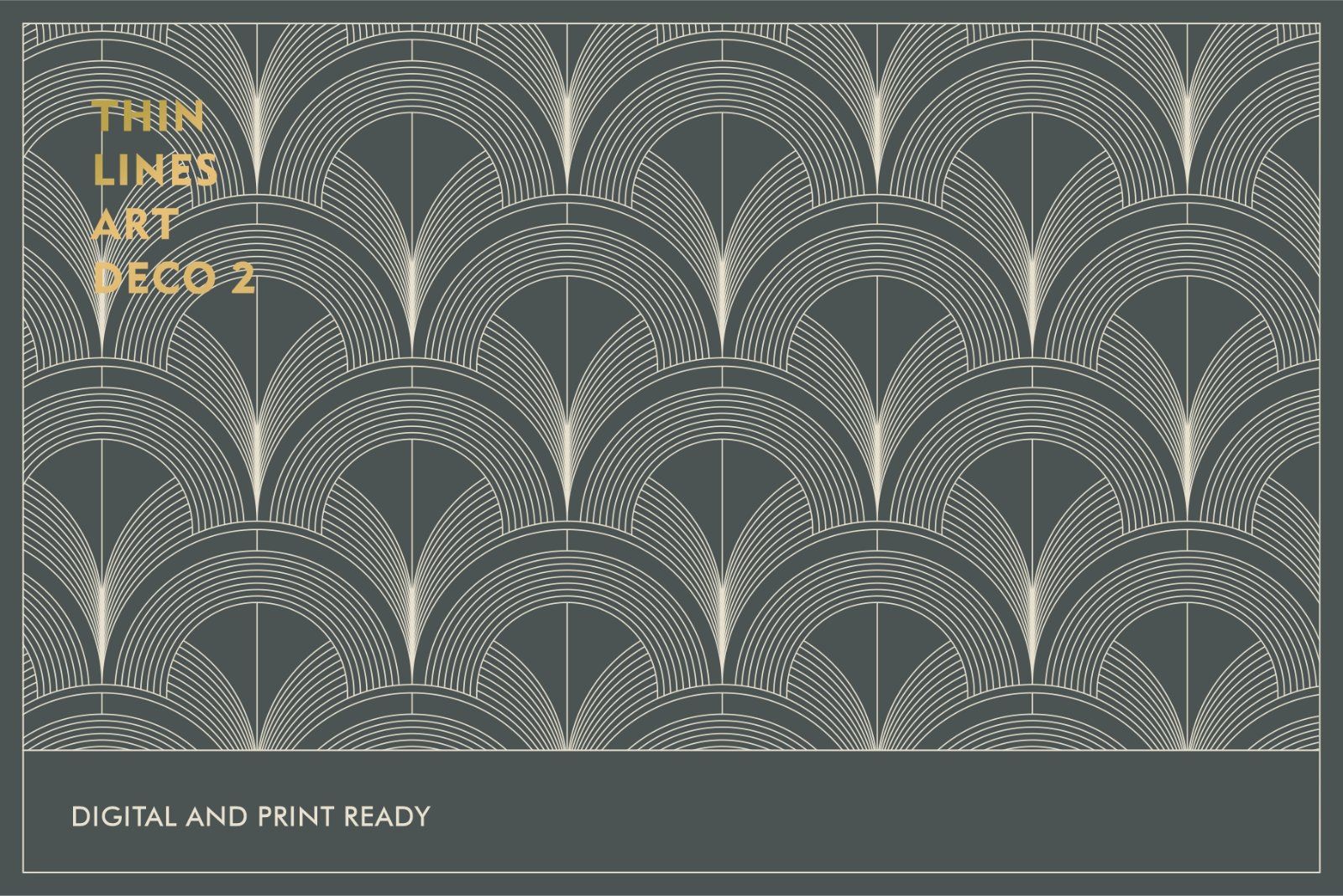 Thin Lines Art Deco Patterns 2 — image 4