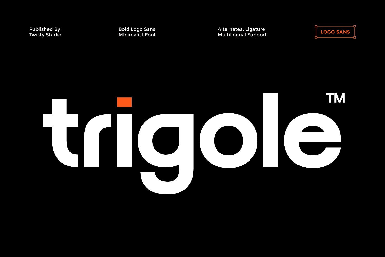 Trigole - Bold Sans Font — image 1