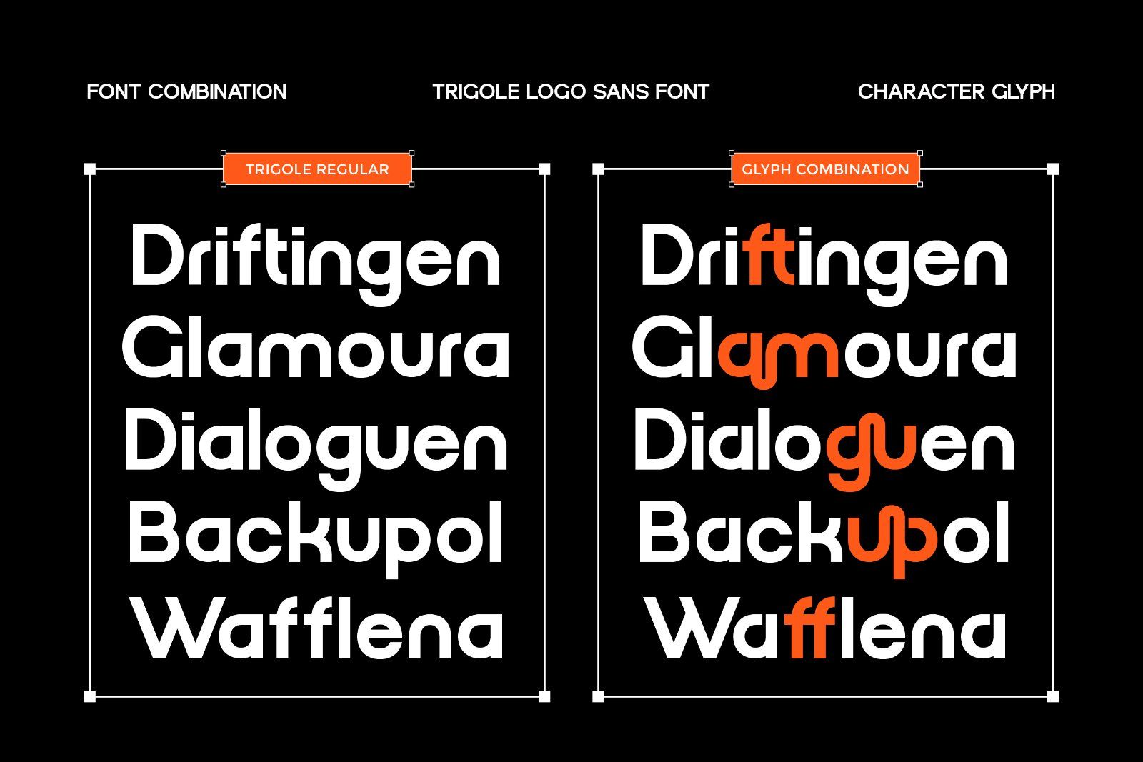 Trigole - Bold Sans Font — image 4
