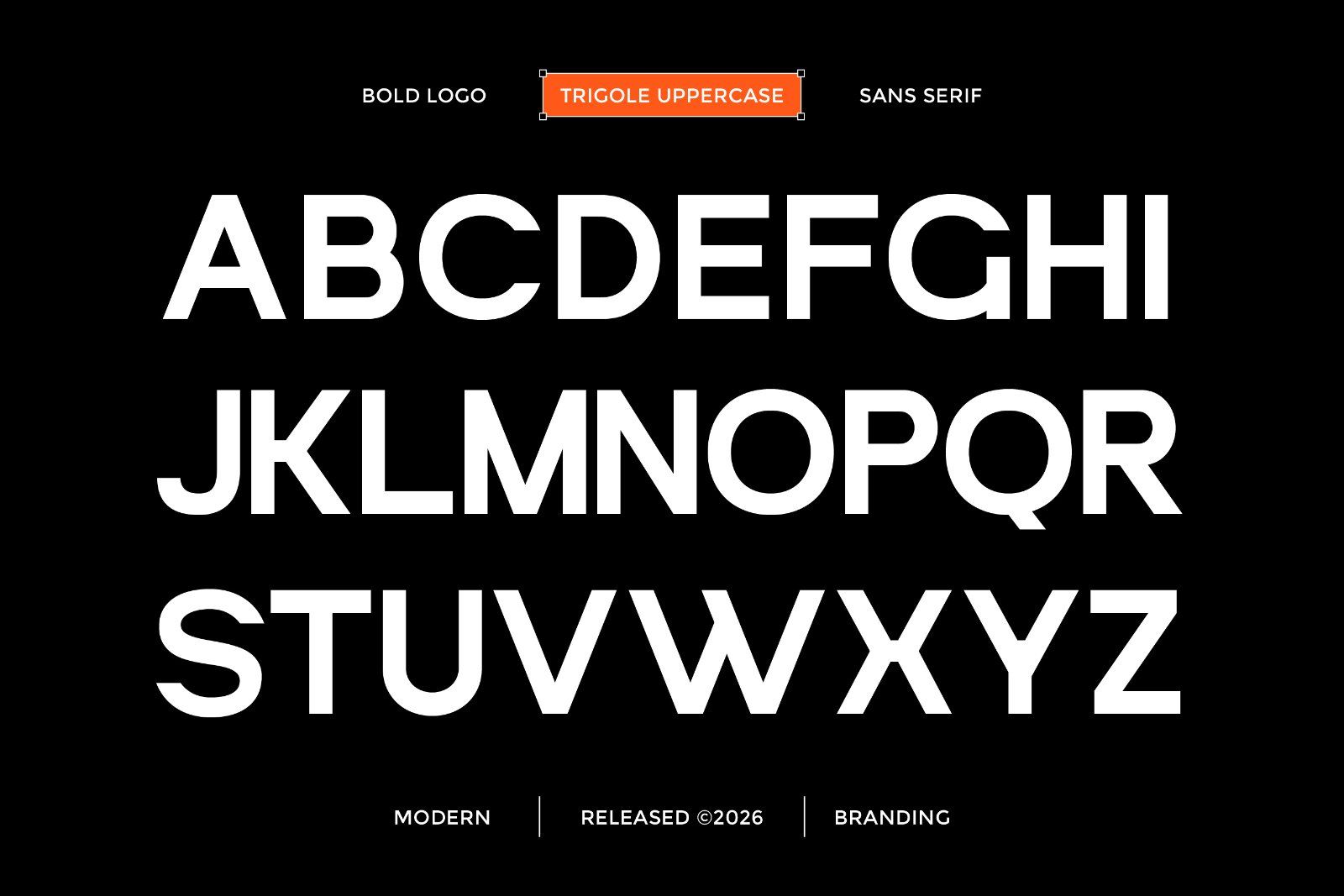 Trigole - Bold Sans Font — image 7