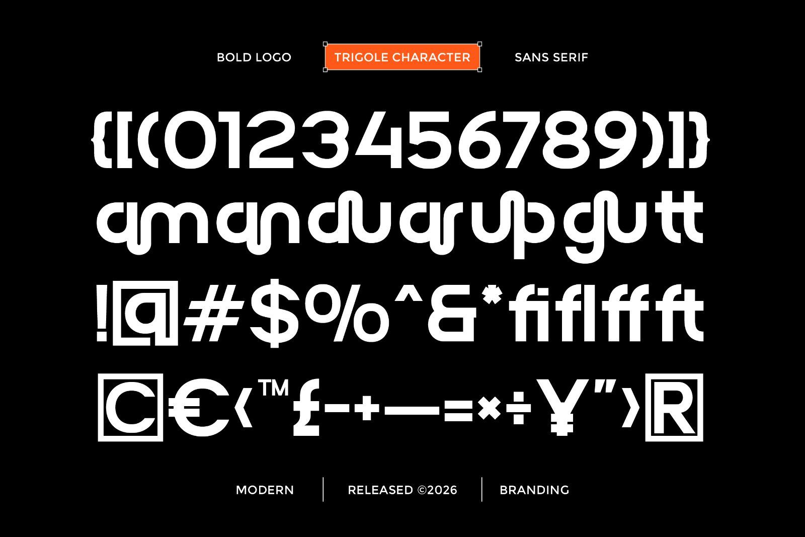 Trigole - Bold Sans Font — image 9