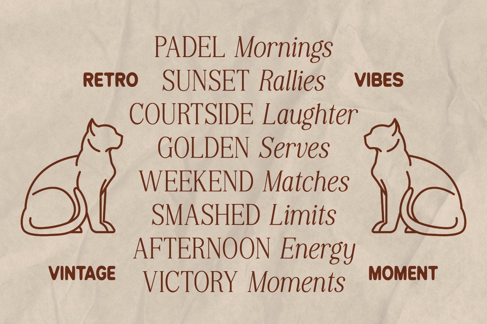 Tropique | Vintage Chic Font Pack