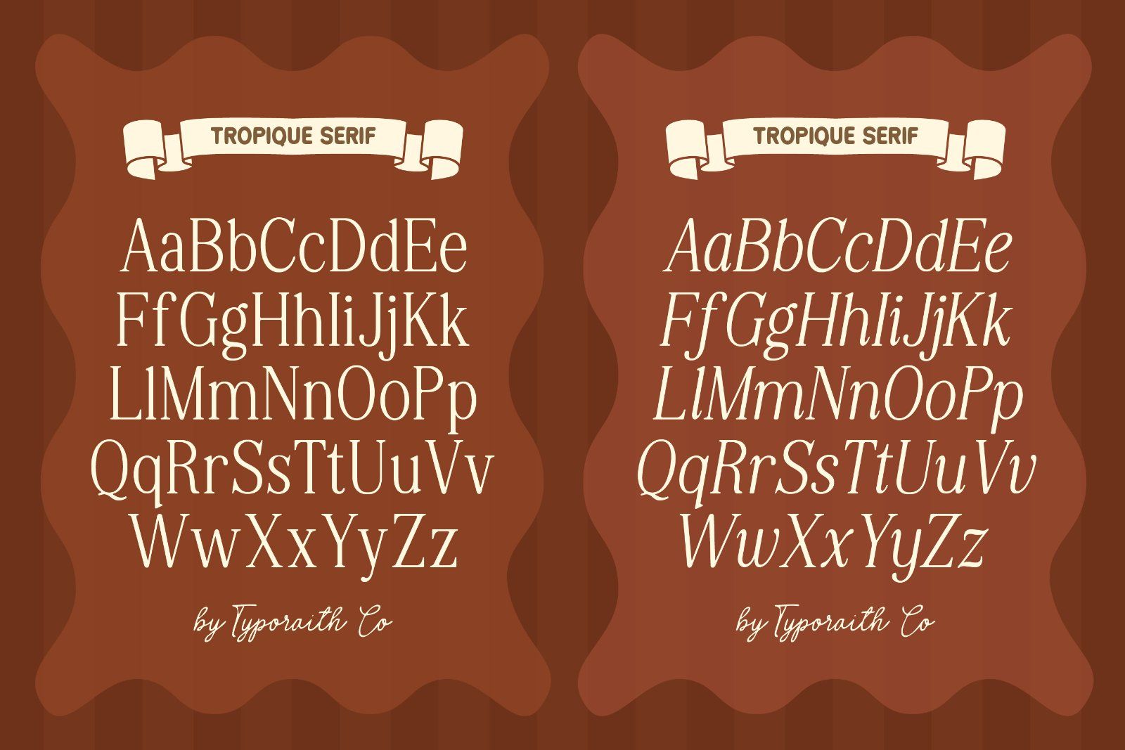 Tropique | Vintage Chic Font Pack