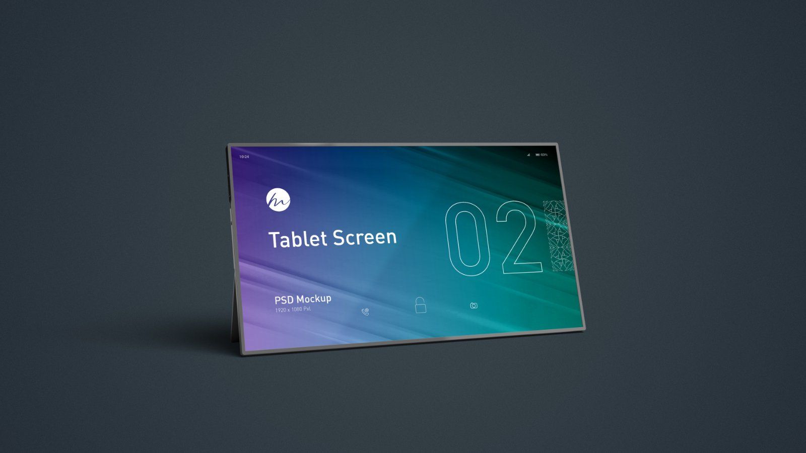 Tablet Screen Mockup - 5 PSDs