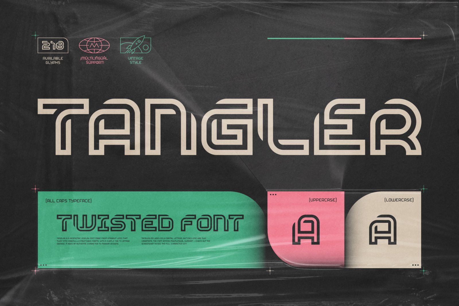 Tangler - Twisted Font — image 1
