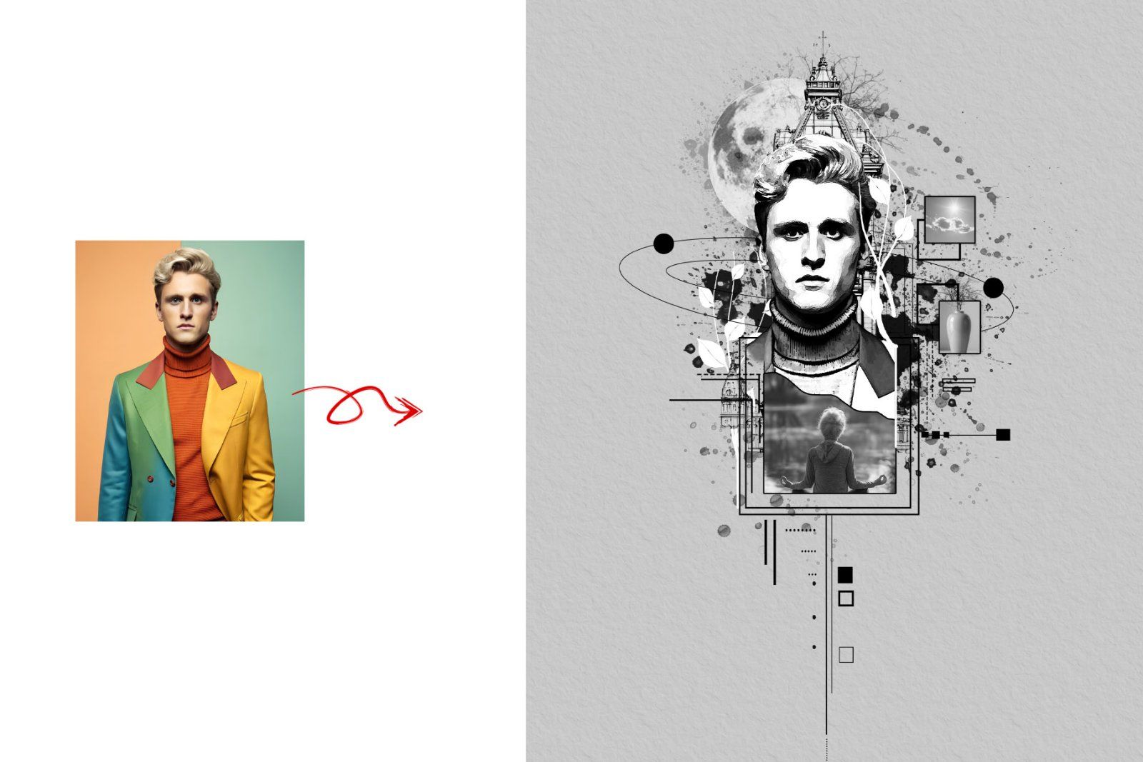 Artistic Watercolor Tattoo Art