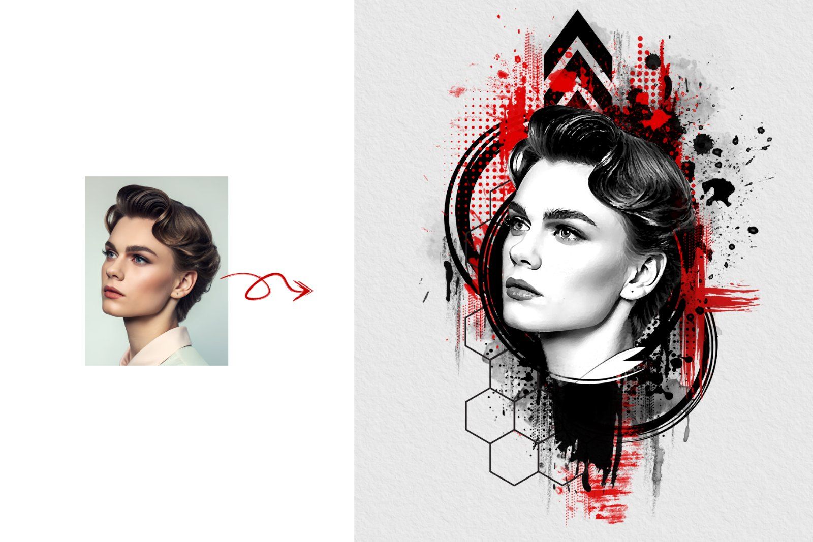 Special Tattoo Photo Effect Art