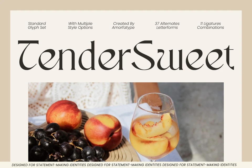 Tender Sweet Modern Editorial Serif
