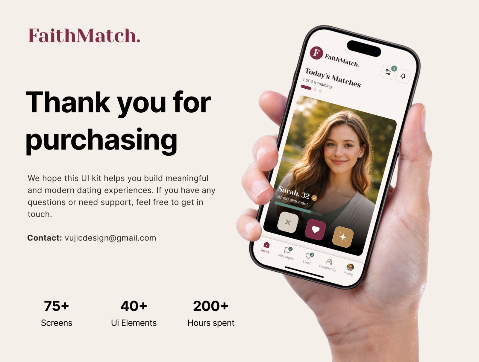 FaithMatch – Dating App Mobile UI Kit — image 8