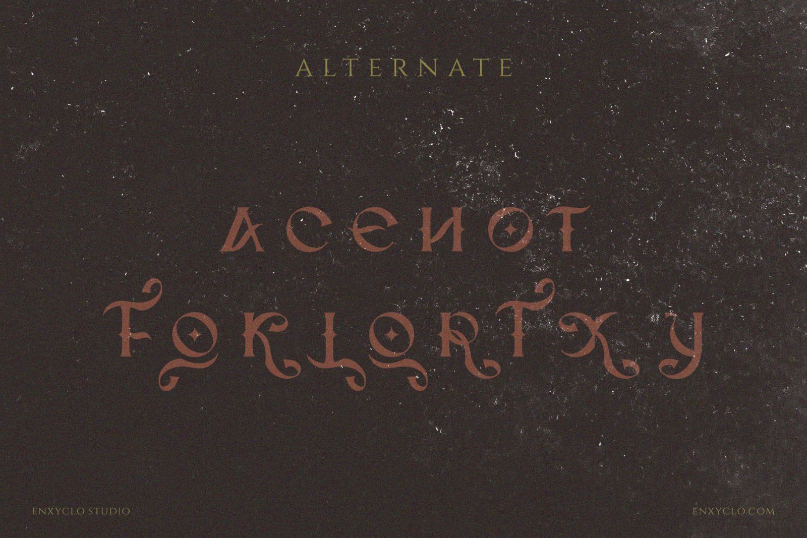 THE QUIRONAX — Medieval Blackletter Font — image 8