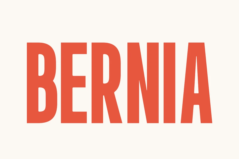 Bernia - Modern Sans Serif Font
