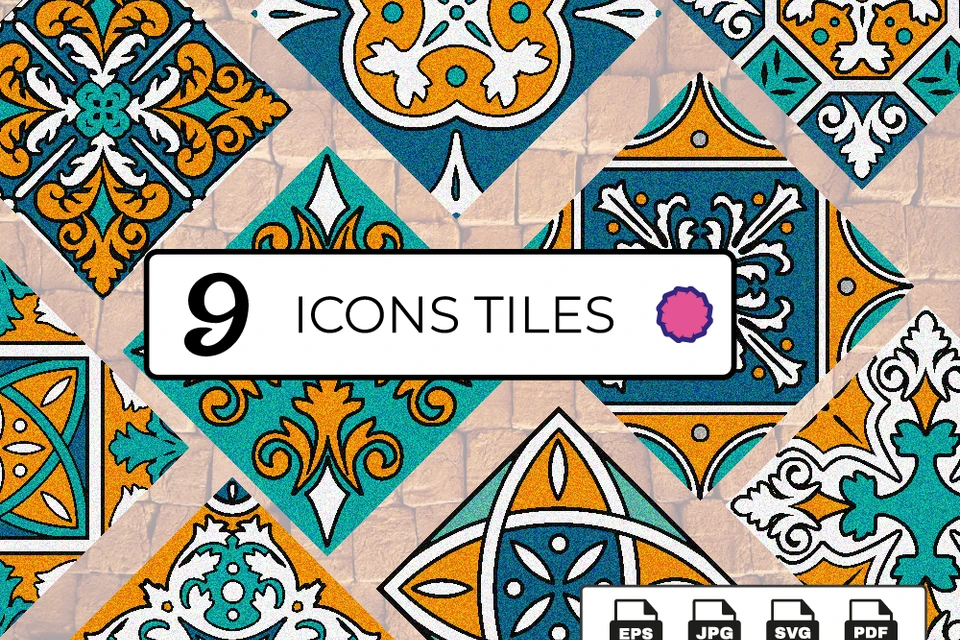 Icons Tiles Design