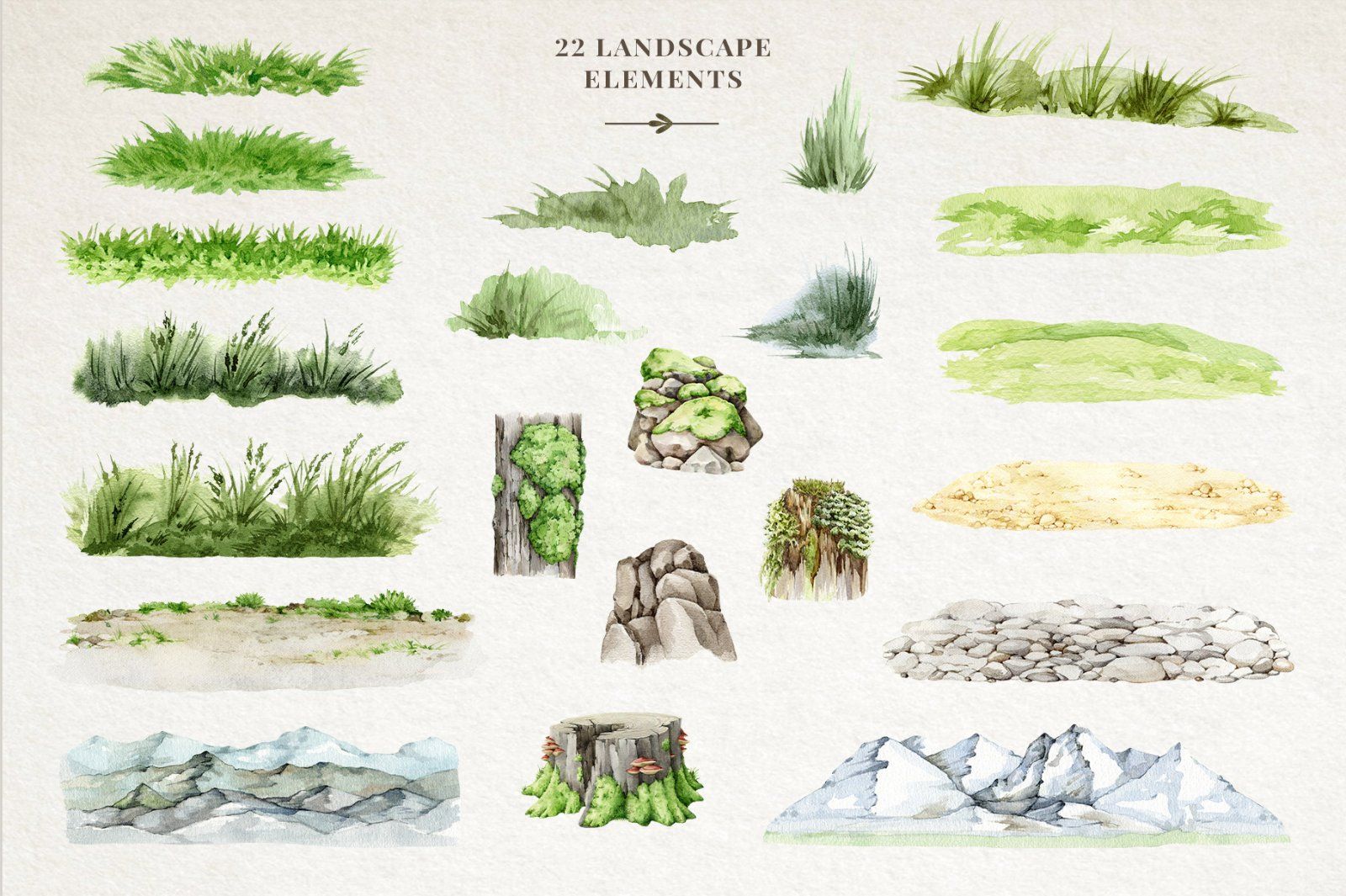 Woodland Animals Watercolor Clipart — image 19