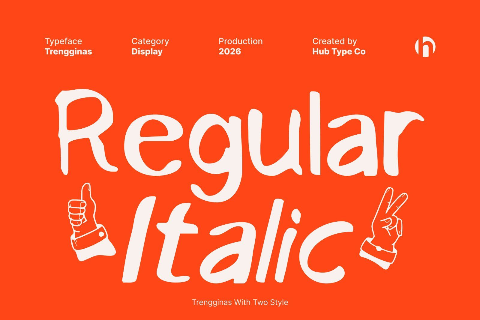 Trengginas – A Timeless & Unorthodox Display Typeface — image 2