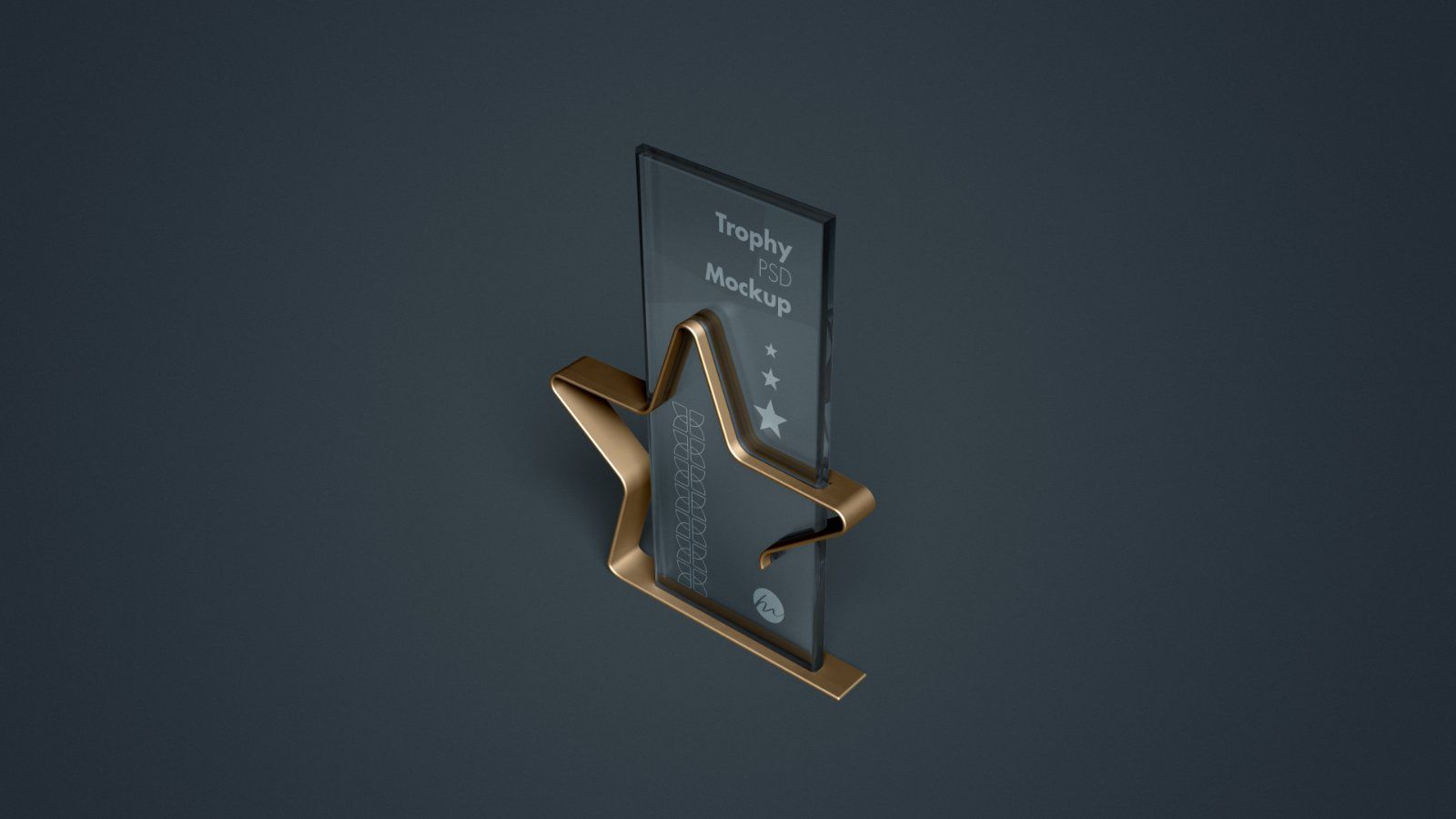 Star Frame Acrylic Trophy Mockup – 5 PSDs — image 5