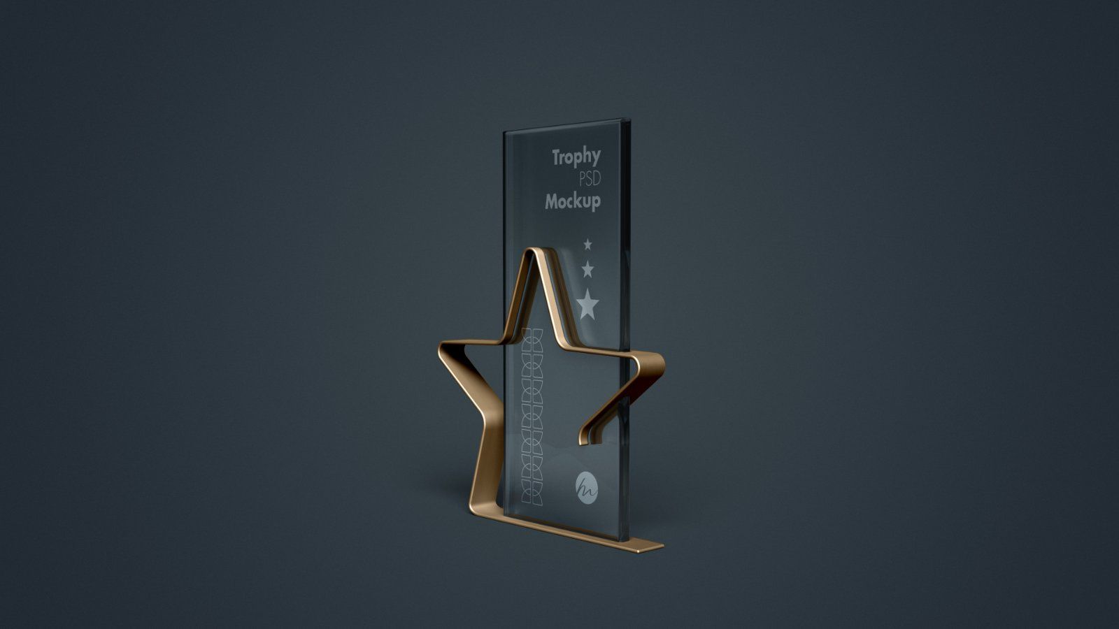 Star Frame Acrylic Trophy Mockup – 5 PSDs — image 3