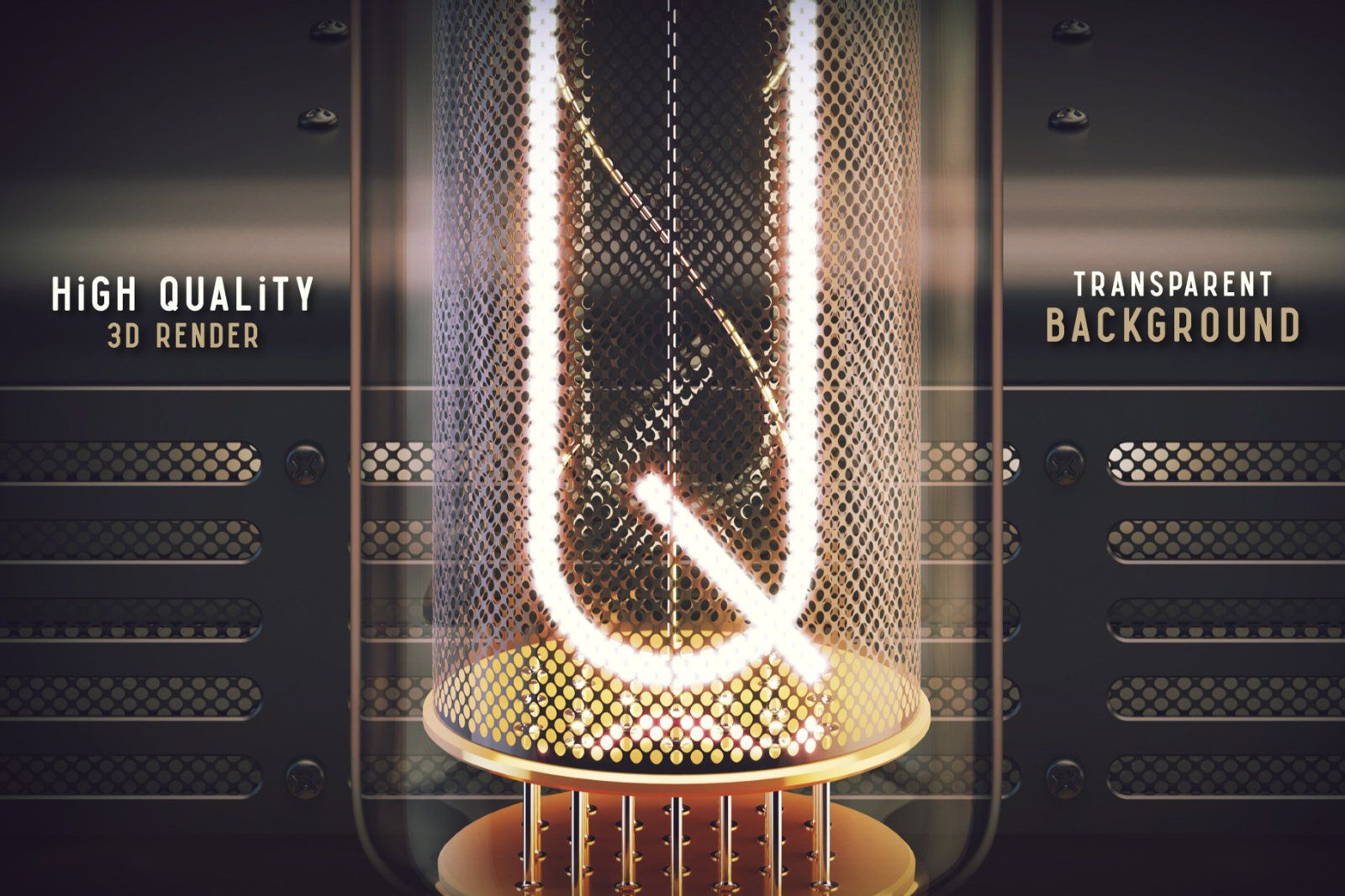 Tubes 3d lettering set — image 3