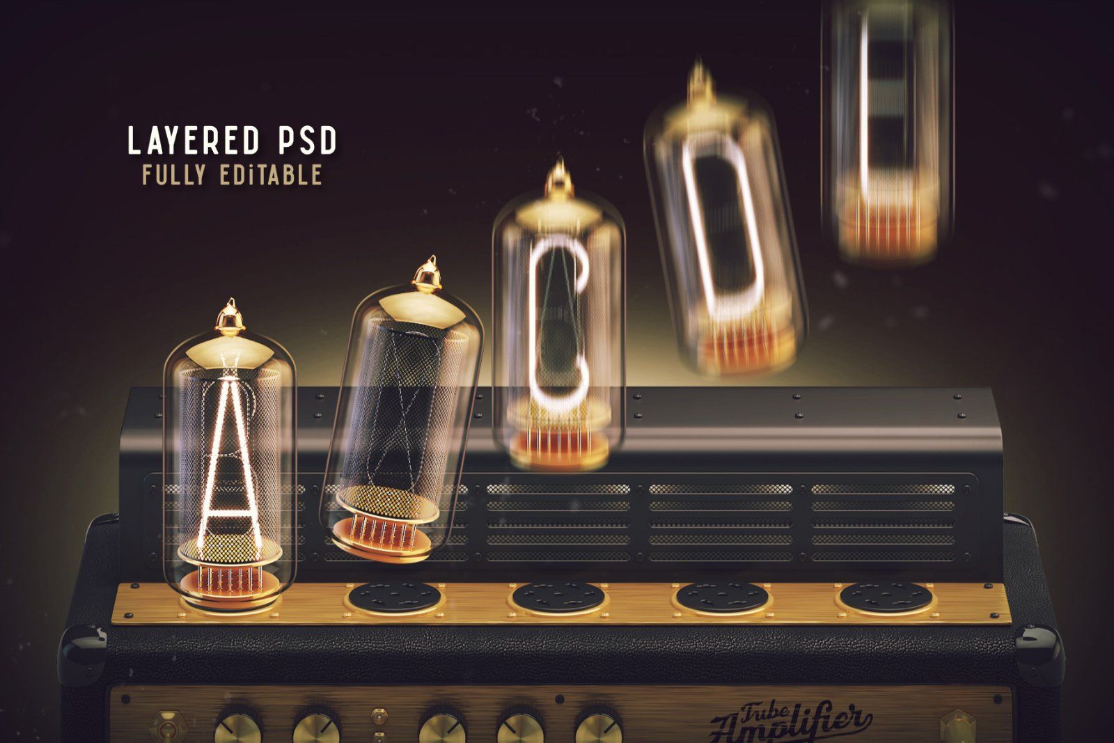 Tubes 3d lettering set — image 4