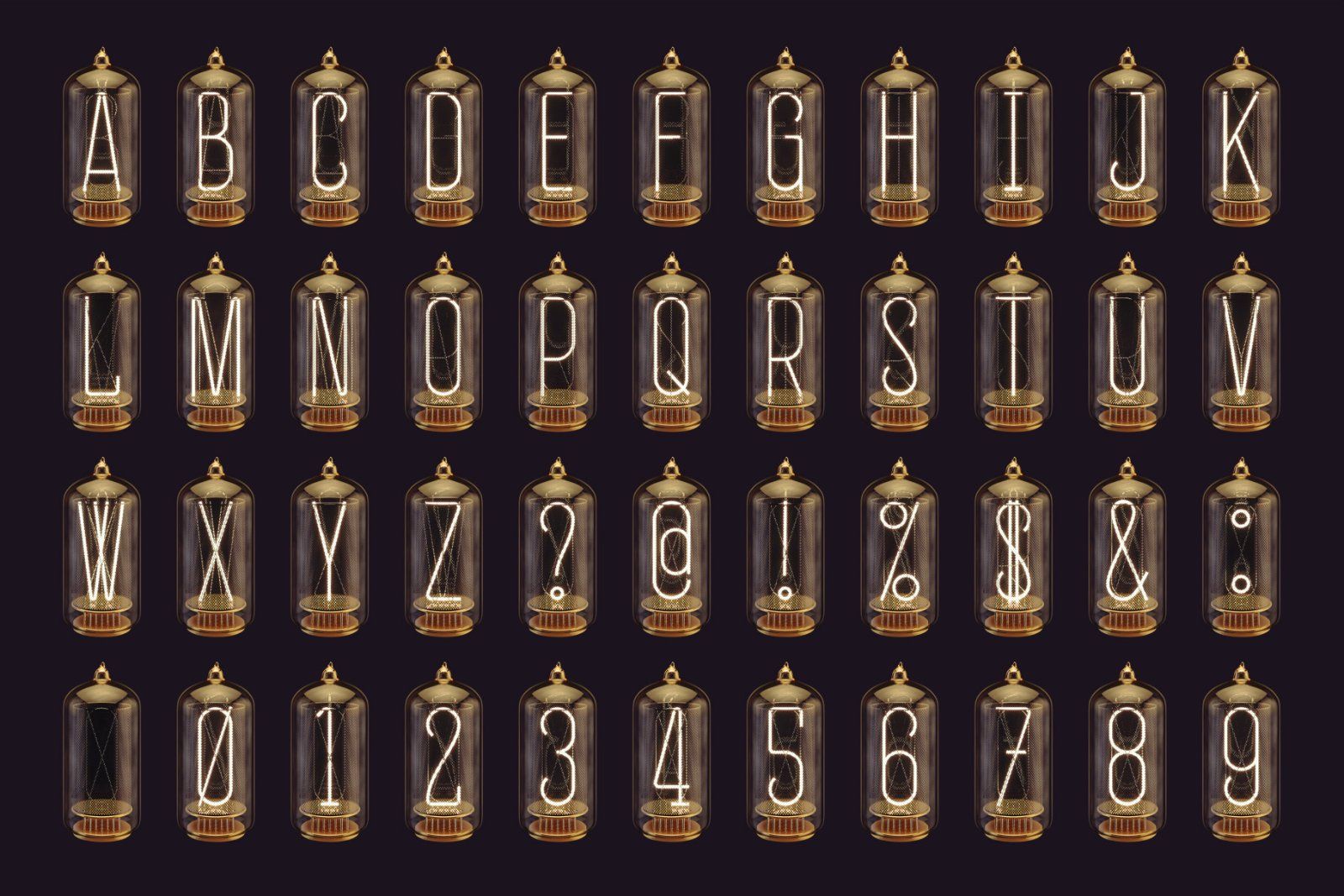 Tubes 3d lettering set — image 5