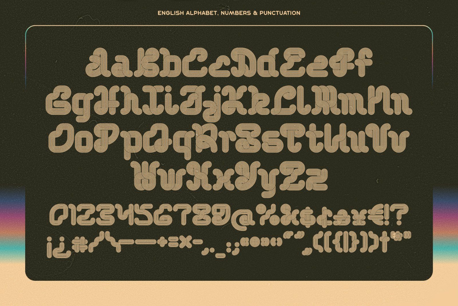 Turboline Vintage Font — image 9