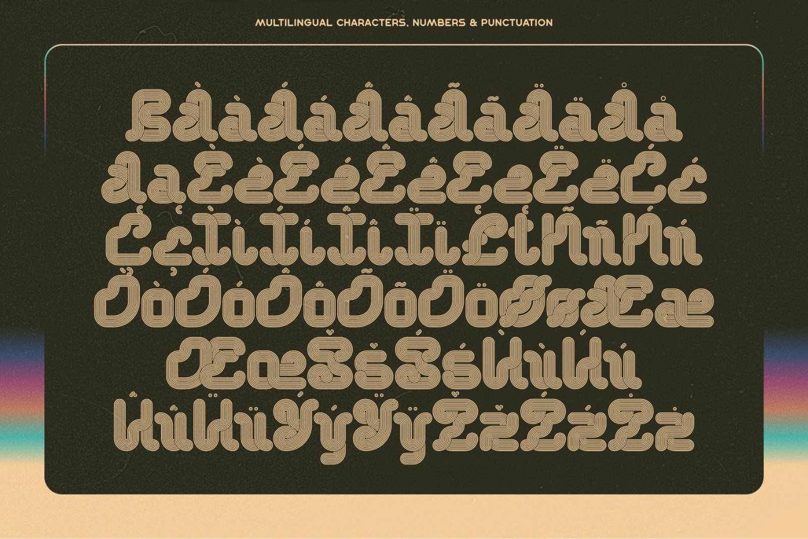 Turboline Vintage Font — image 10