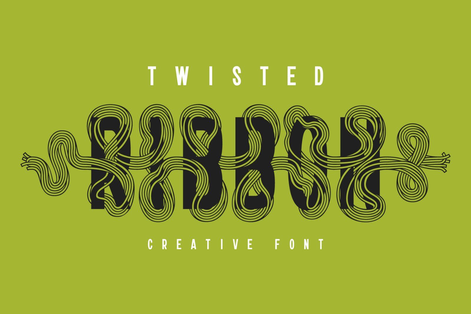 Twisted Ribbon — Creative Font — image 1