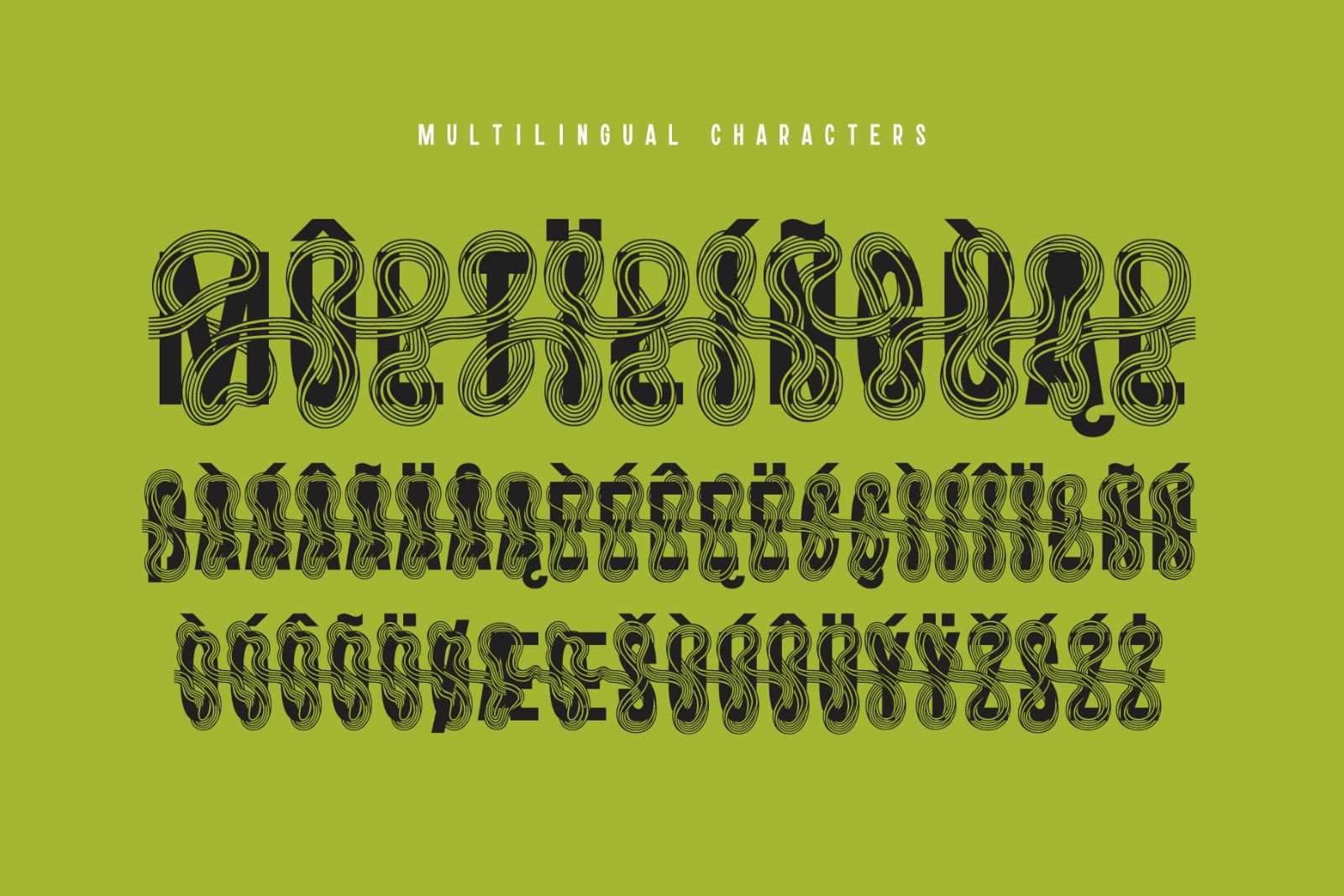 Twisted Ribbon — Creative Font — image 7