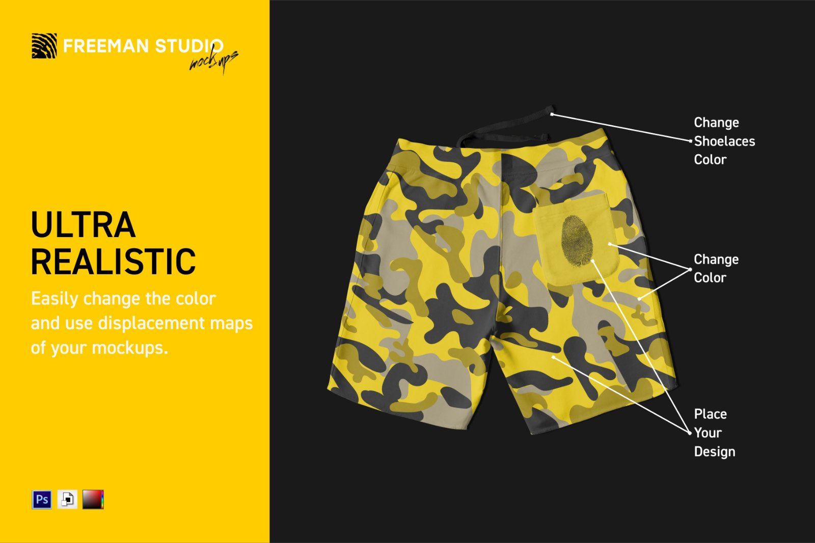 Shorts Mock-Up Set