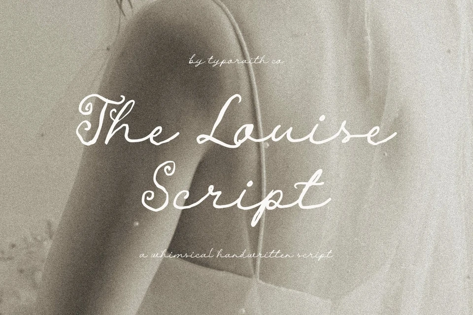 The Louise Script | Whimsical Font