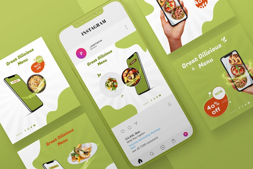 Restaurant And Food-Social Media Template-03-22