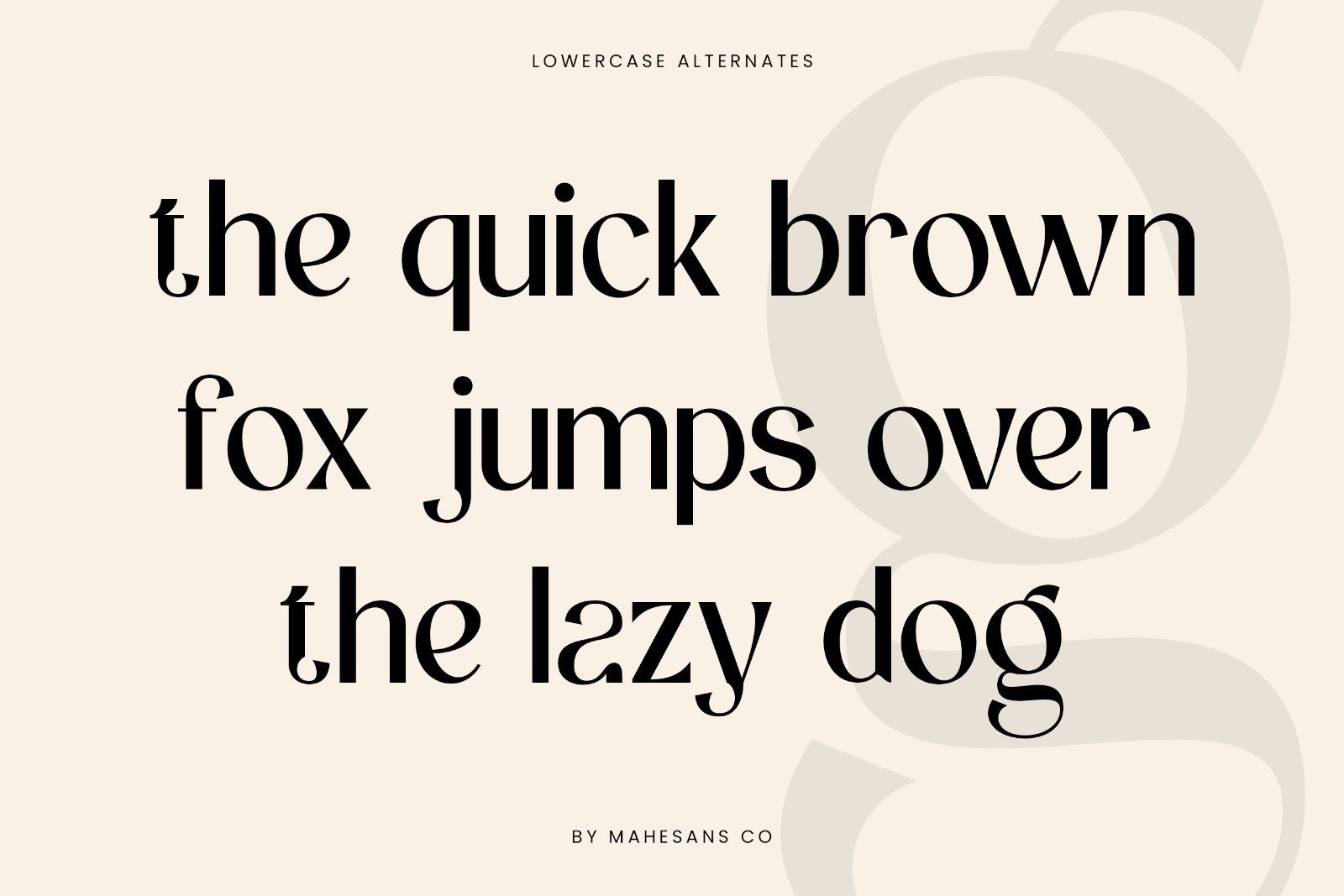 Vorage | Modern Minimalist Typeface