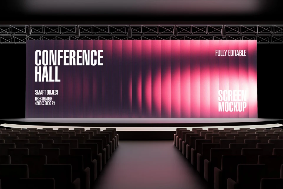 Conference Hall Mockup