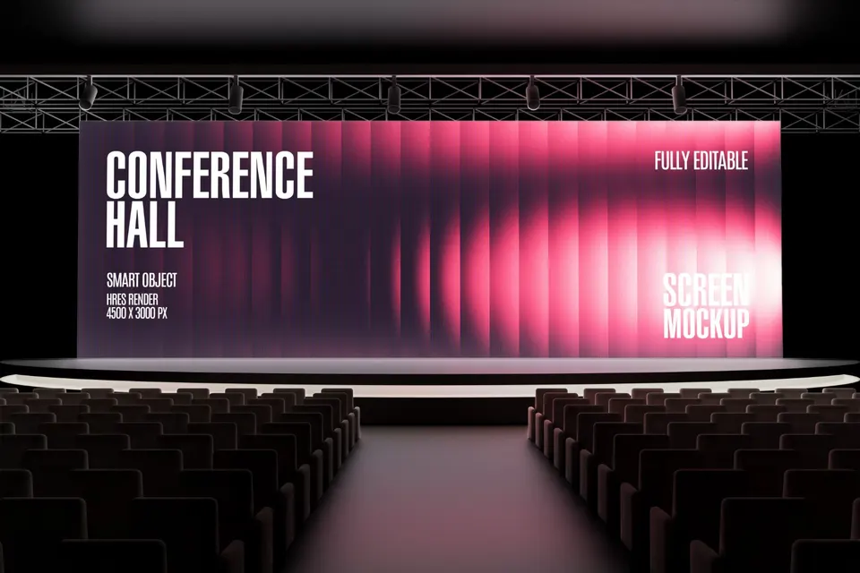 Conference Hall Mockup