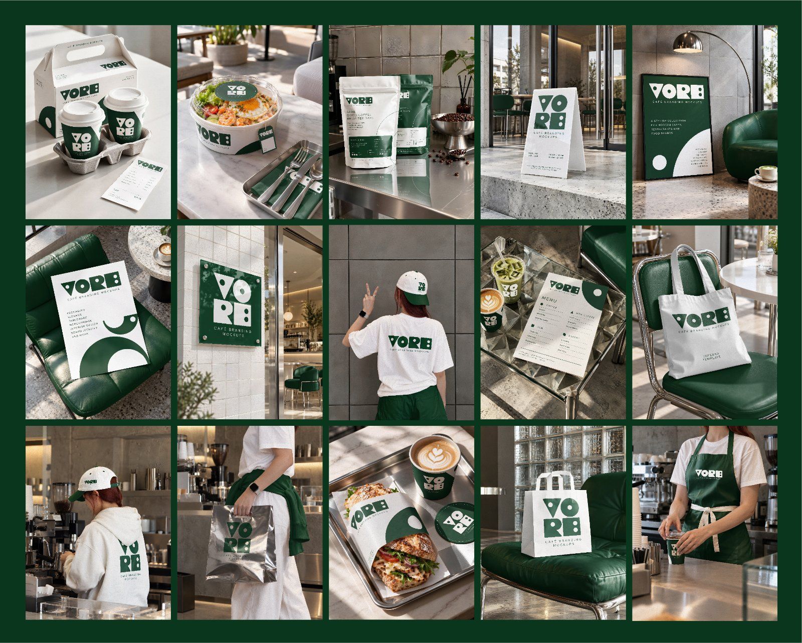 VORE — Café Branding Mockups — image 2