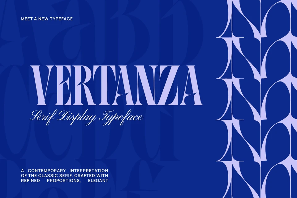 Vertanza – Elegant Serif Display Font | Luxury Editorial