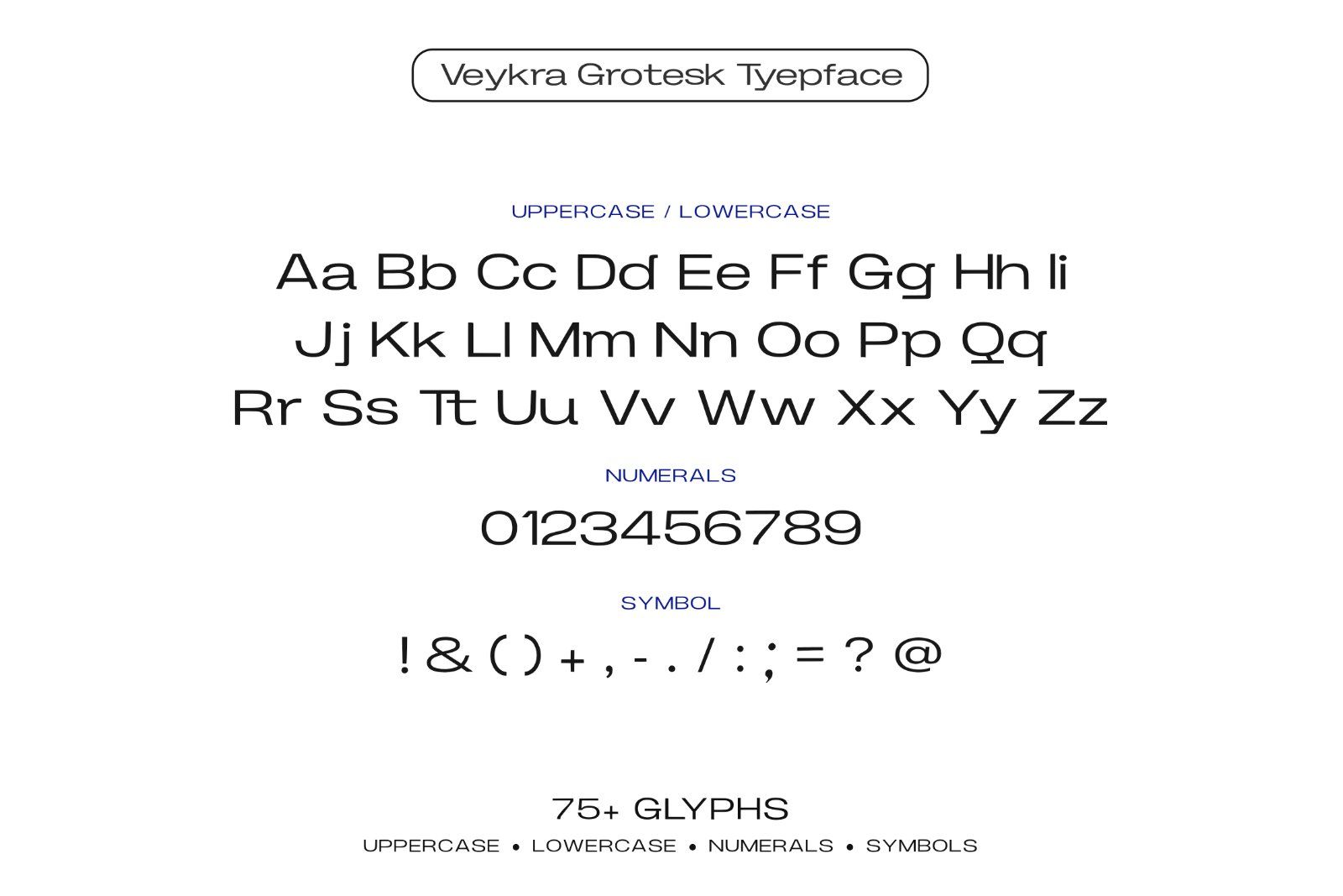 Font Veykra Grotesk — A Modern Grotesk Typeface — image 5