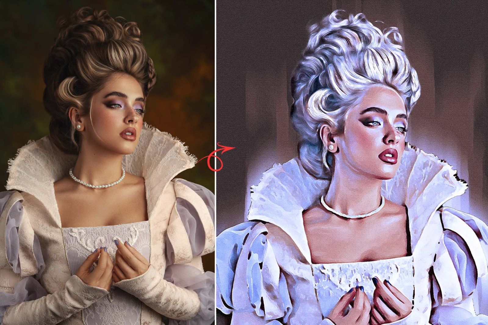 Vibrant Oil Paint Photoshop Action