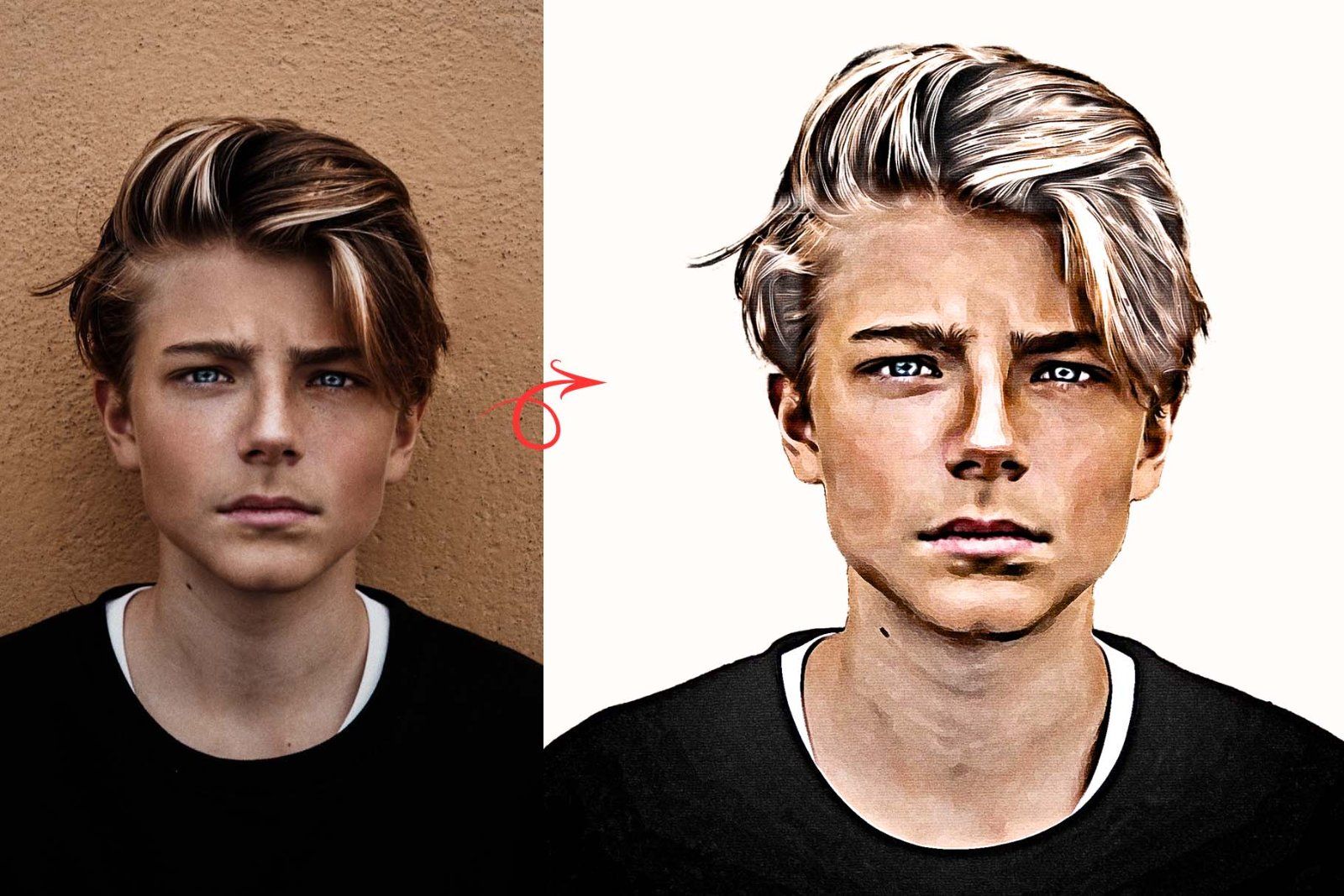 Vibrant Oil Paint Photoshop Action