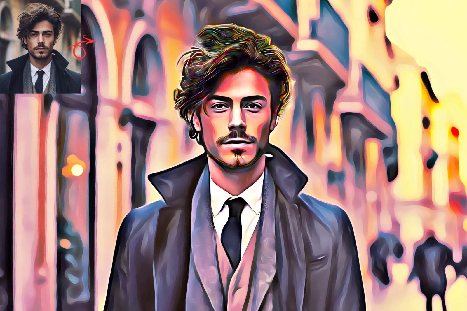 Vibrant Oil Paint Photoshop Action