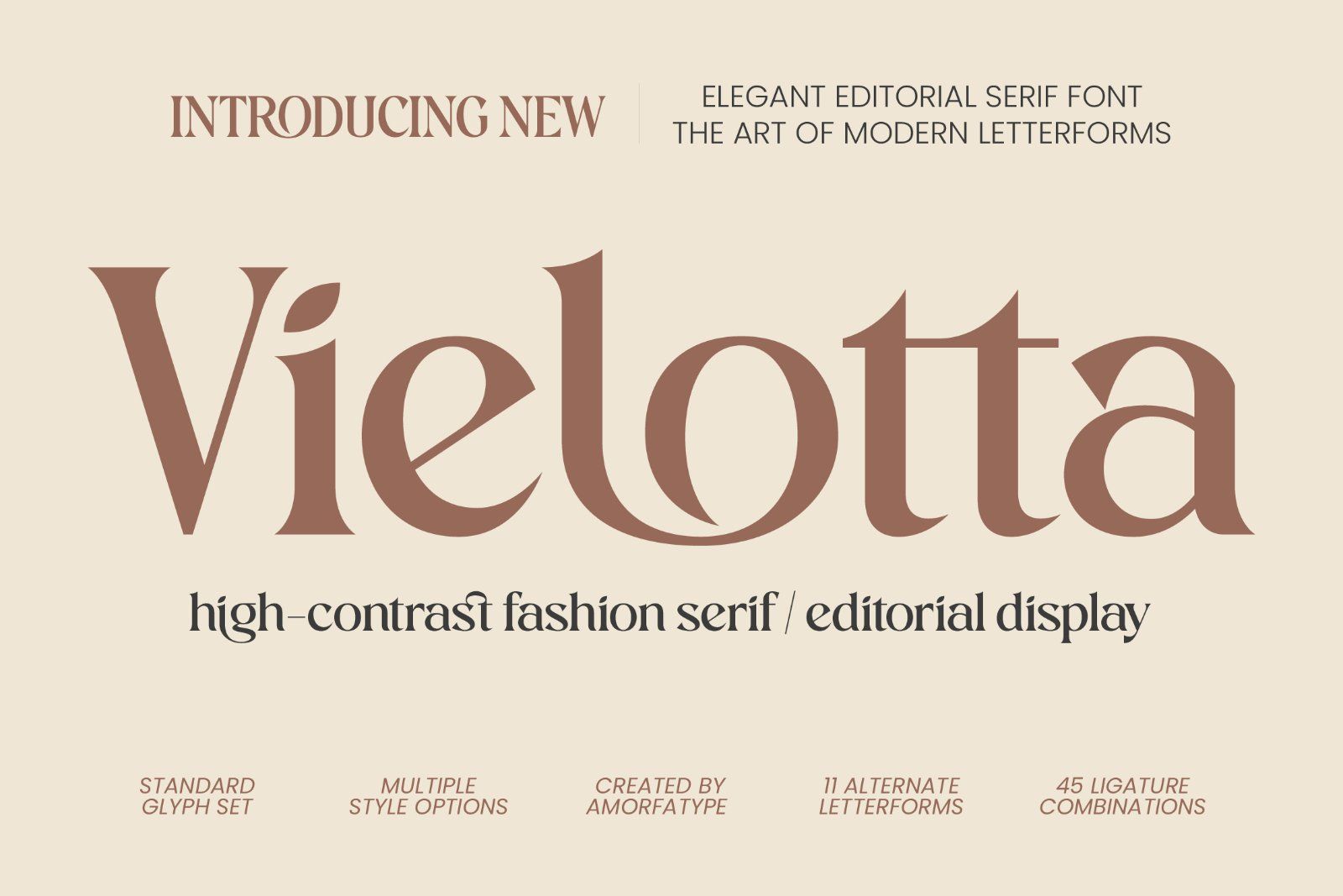 Vielotta Elegant Editorial Serif — image 1