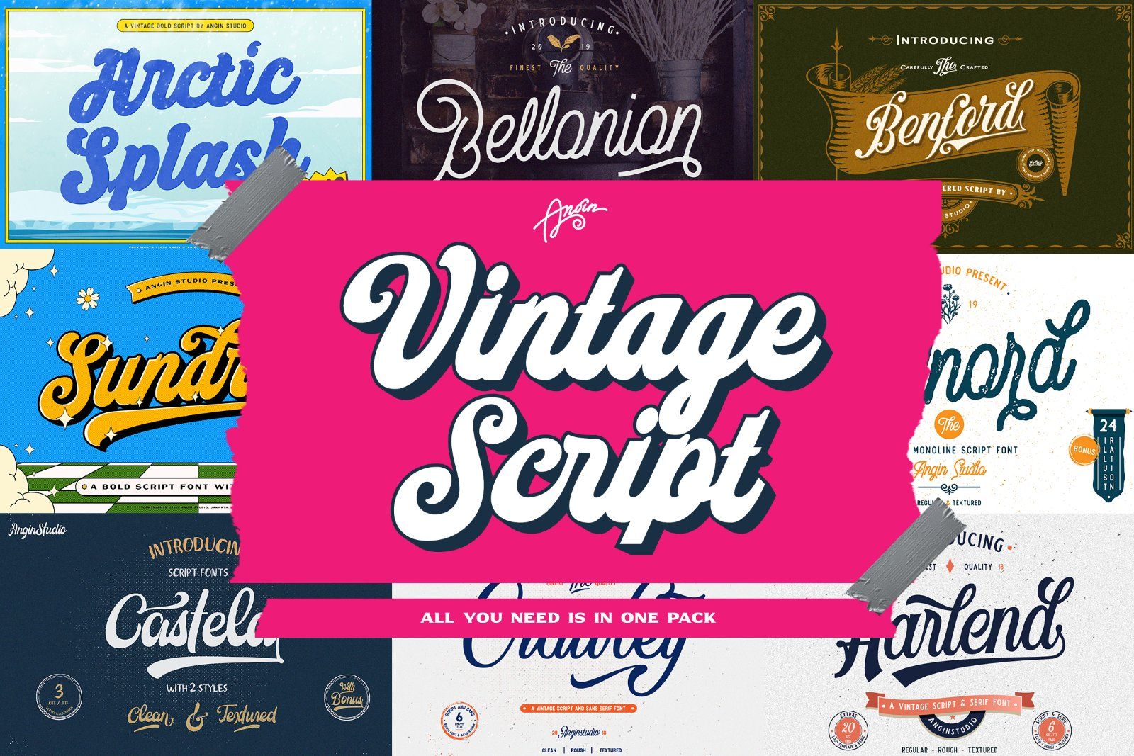 100+ Otf Massive Font Bundle — image 16