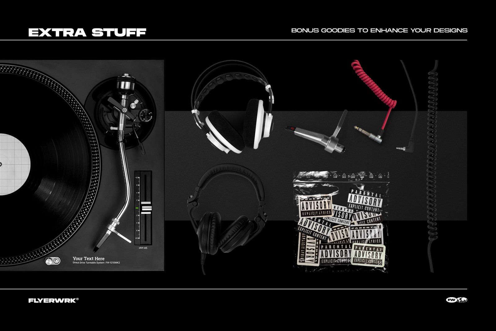 Retro Vinyl Record Mockup Bundle