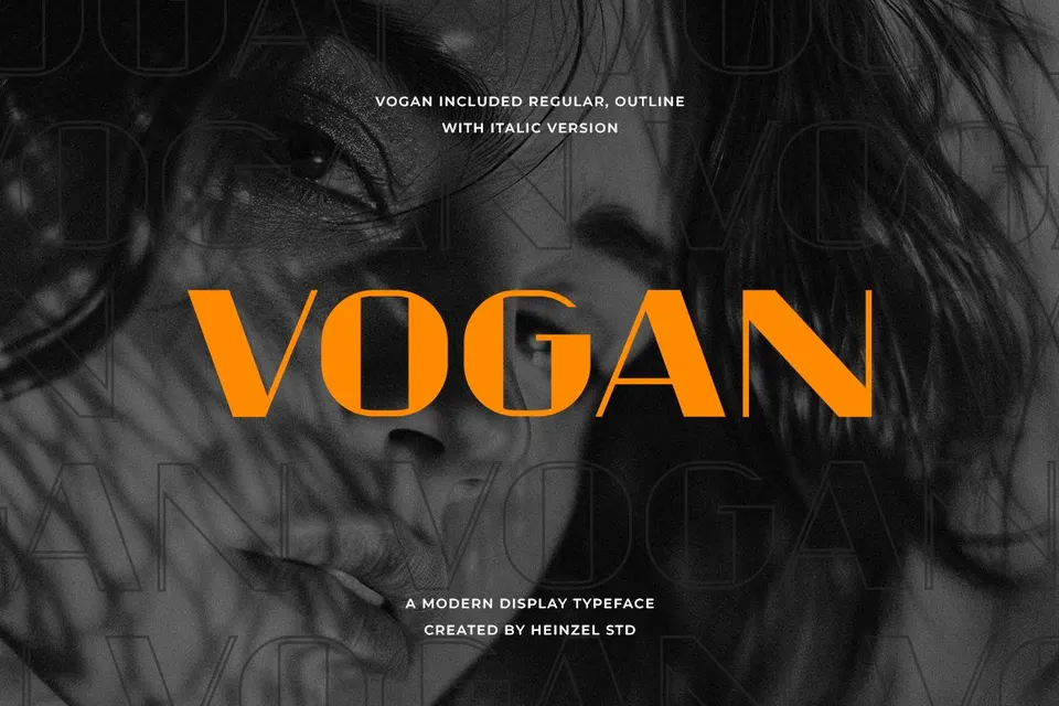Vogan Modern Display Typeface