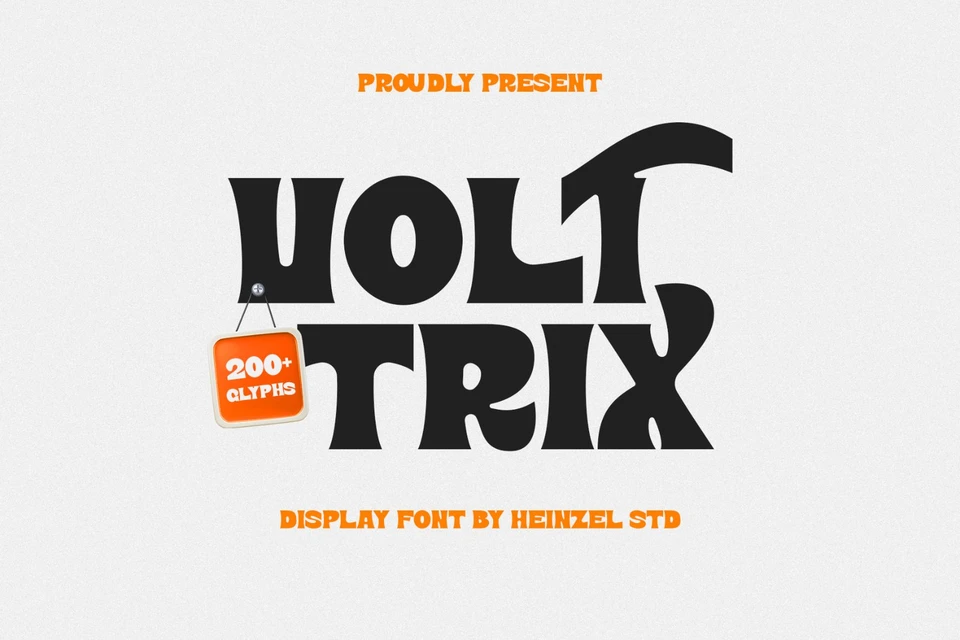 Volt Trix Bold Display Font