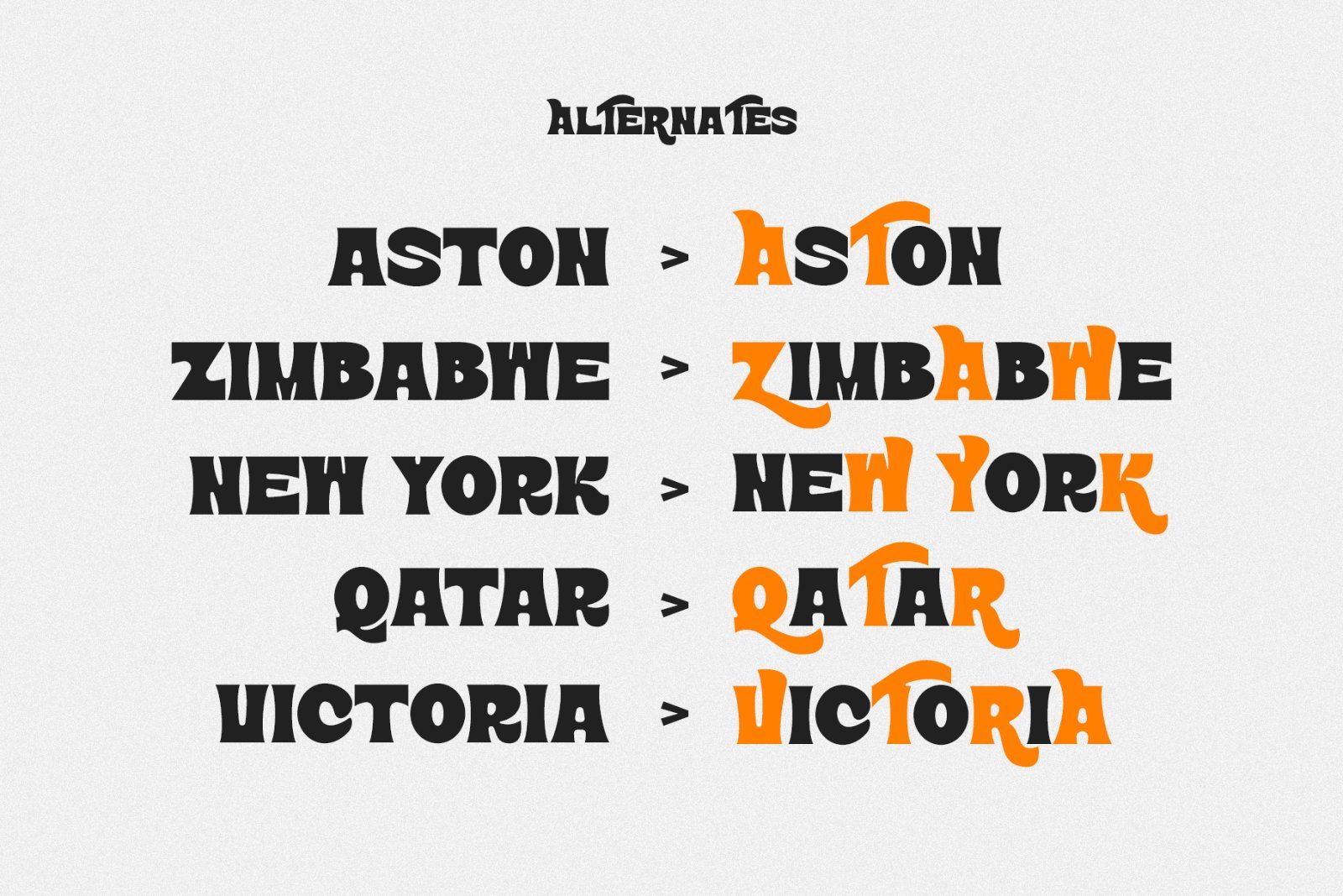 Volt Trix Bold Display Font — image 8