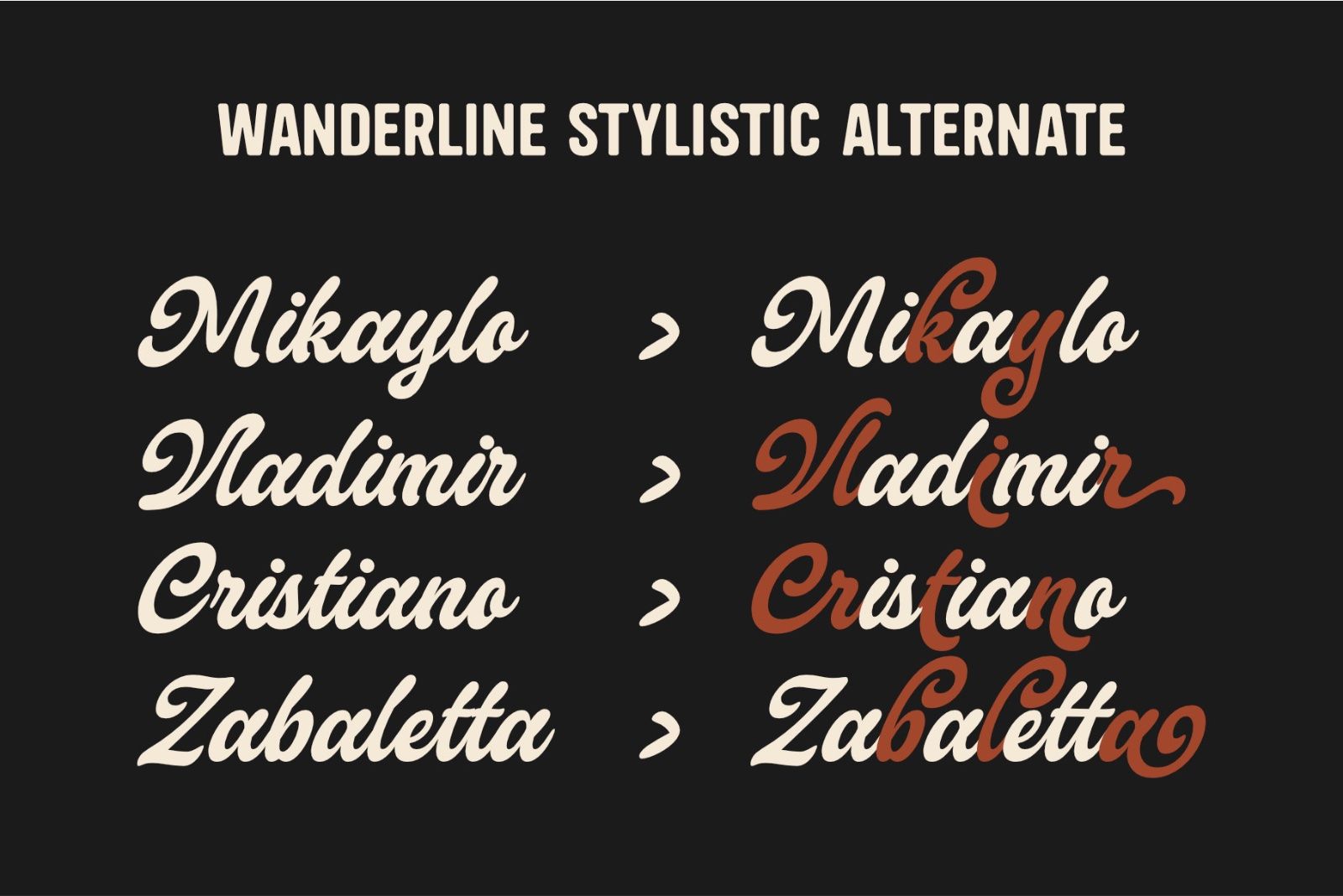 Wanderline – Vintage Script Font