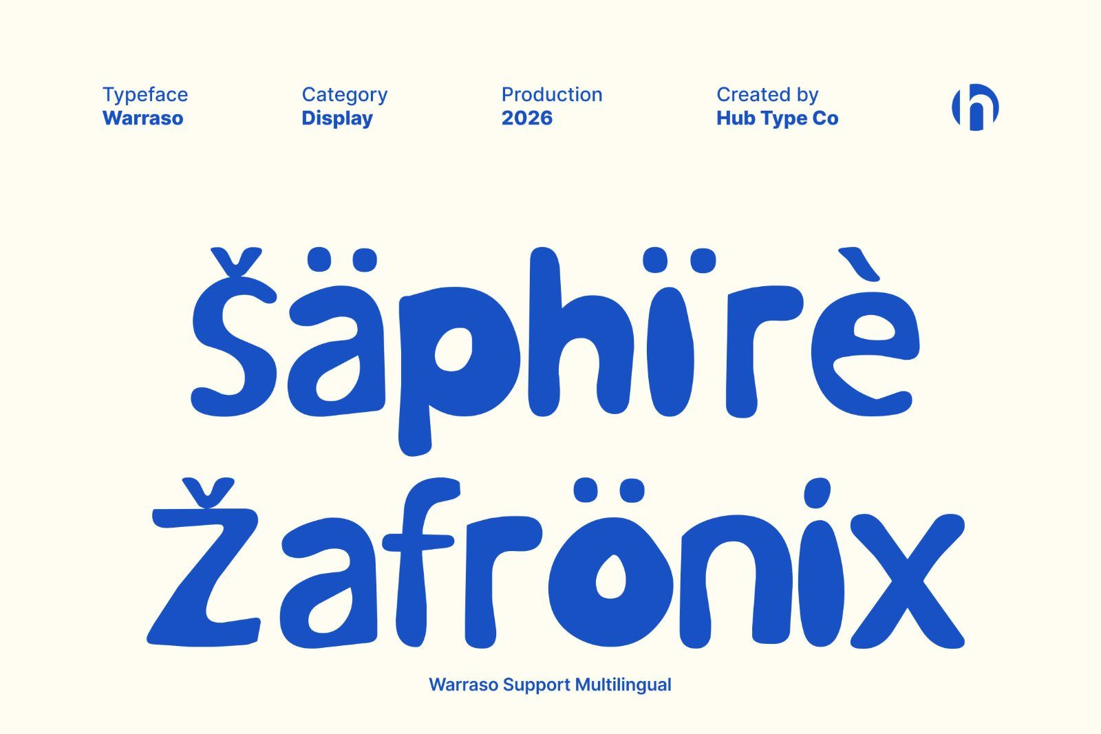 Warraso – Medium Organic Display Font — image 8